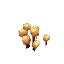 Orange Glowing Mushroom