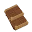 Red Sandstone Brick Roof - Hollow