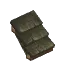 Salvage Rock Stone Cobble Roof Hollow