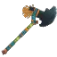 Salvage Weapon Battleaxe Tribal