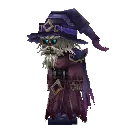 Skeleton Burnt Wizard