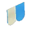 Modern Blue Cloth Roof - Flap