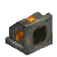 Glowing Goblin Iron Pipe - Large Corner