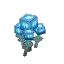 Blue Glowing Mushroom