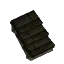 Basalt Cobble Roof - Hollow