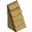 White Sandstone Cobble Roof - Steep